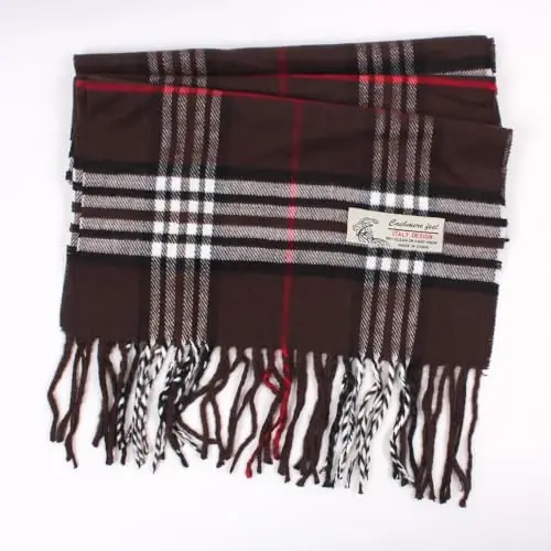 TZ Promise Tartan Plaid CasModazoneere Feel Classic Soft Luxurious Winter Scarf For Men Women - 3