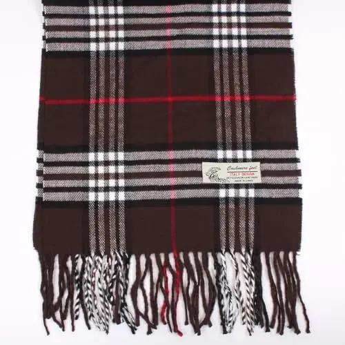 TZ Promise Tartan Plaid CasModazoneere Feel Classic Soft Luxurious Winter Scarf For Men Women - 4