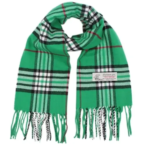 TZ Promise Tartan Plaid CasModazoneere Feel Classic Soft Luxurious Winter Scarf For Men Women - 1