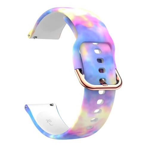 Tznzxm Replacement Bands For Kuizil T70 Bands With 3PCS Screen Protector, Fashion Colorful Design Adjustable Soft Silicone Wristband Straps for Kuizil T70 / WeurGhy T70 1.91