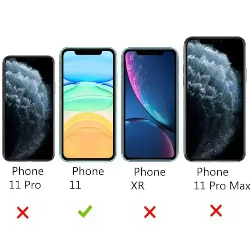 Tzomsze Case Compatible with iPhone 11 Clear Case,Camera Protection,Reinforced Corners TPU Slim Shockproof Case Cover for Women Girls 6.1 inch-Transparent - 6