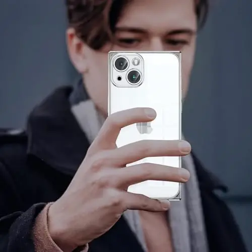 Tzomsze Case Compatible with iPhone 16 Plus Clear Case,Camera Protection,Reinforced Corners TPU Slim Shockproof Case Cover for Women Girls 6.7 inch-Clear - 7