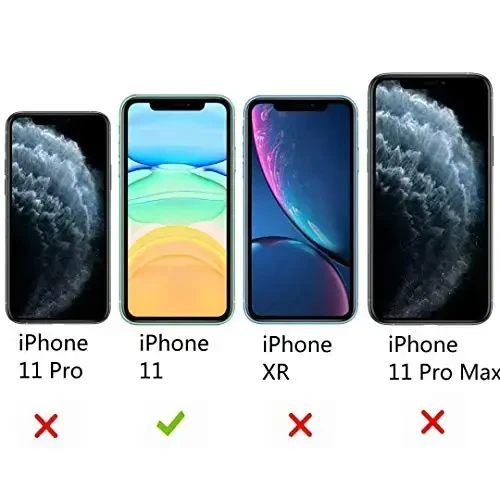 Tzomsze Case for iPhone 11,Clear iPhone 11 Cases Reinforced Corners TPU Cushion,Crystal Clear Slim Cover Shock Absorption TPU Silicone Case for iPhone 11 6.1 inch (2019)-Black - 6