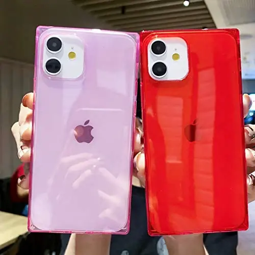 Tzomsze Case for iPhone 12, aniq iPhone 12 Cases Kuchaytirilgan Burchaklar TPU Yostiq, Kristall Aniq Slim Cover Shokni Yutuvchi TPU Silikon G'ilof - 2