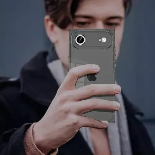 Tzomsze Case iPhone bilan mos keladi Air Clear Case, Kamera himoyasi, Kuchaytirilgan burchaklar TPU Yupqa zarbga chidamli g'ilof Ayollar qizlar uchun 6,5 dyuym-Shaffof Qora - 9