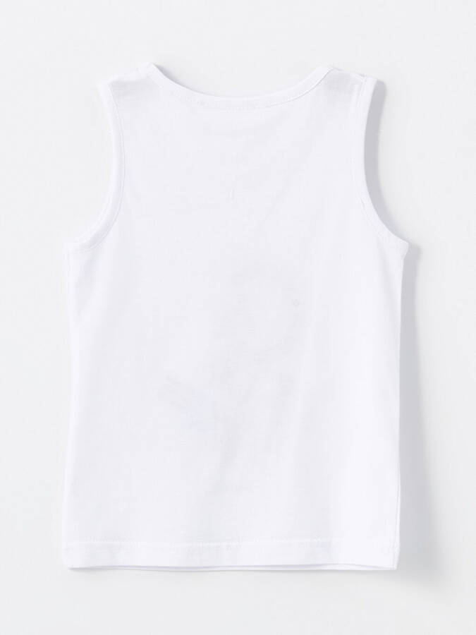 U Neck Printed Baby Boy Tank Top - 3