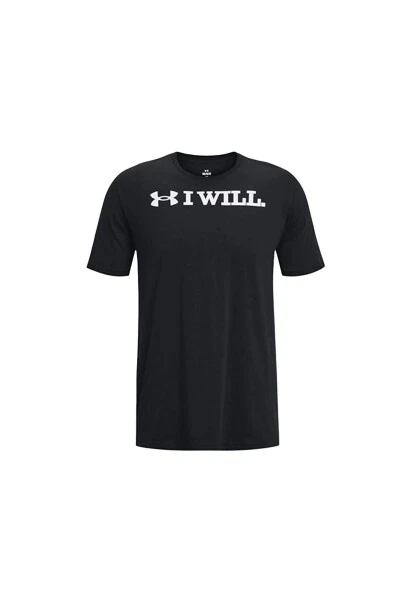 Ua I Wll Ss Men's Everyday T-Shirt 1379023-001 Black - 5