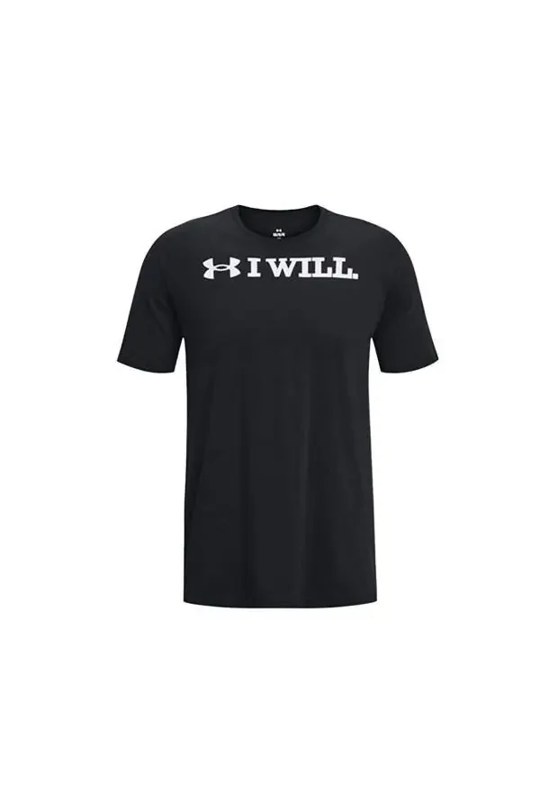 Ua I Wll Ss Men's Everyday T-Shirt 1379023-001 Black - 5