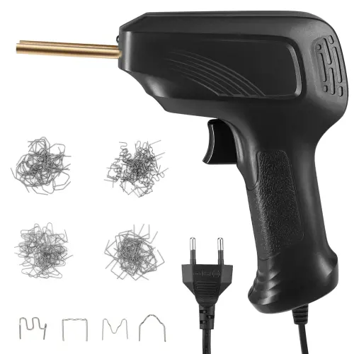 Uanit Plastik Payvandlash Tabancasi 110V Payvandlash Uskunasi Bamper uchun 50W Issiq Shtapler 4 Xil Shtapel Ta'mirlash Yorilish Mashinasi Avtomobil Bamperi - UANIT (1)