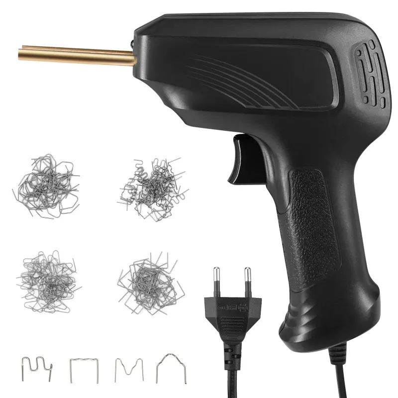 Uanit Plastik Payvandlash Tabancasi 110V Payvandlash Uskunasi Bamper uchun 50W Issiq Shtapler 4 Xil Shtapel Ta'mirlash Yorilish Mashinasi Avtomobil Bamperi - 2