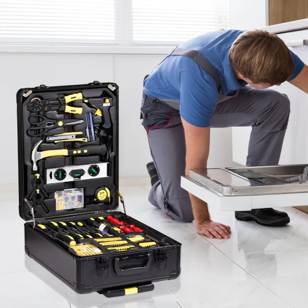 UBesGoo 799 Pcs Tool Set, Household Repair Hand Tool Kit, Mechanics Tool Kit, with Trolley Case, Black - 10