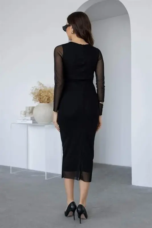 Üç İplik Düz Bisiklet Yaka SweatShirt - Bej - 15