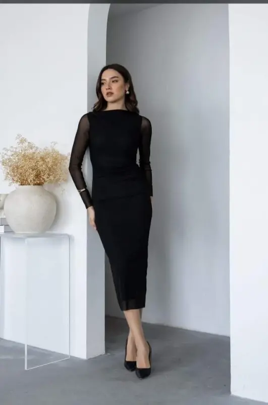 Üç İplik Düz Bisiklet Yaka SweatShirt - Bej - 16