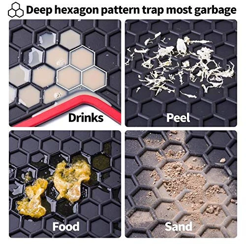 Ucaskin Car Floor Mats Custom Fit for Chevrolet Chevy Malibu 2025 2024 2023 2022 2021 2020 2019 2018 2017 2016 Odorless Washable Rubber Heavy Duty Anti-Slip All Weather Car Floor Liner-Black - 4