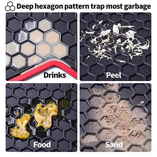 Ucaskin Car Floor Mats Custom Fit for Chevrolet Chevy Malibu 2025 2024 2023 2022 2021 2020 2019 2018 2017 2016 Odorless Washable Rubber Heavy Duty Anti-Slip All Weather Car Floor Liner-Black - 4