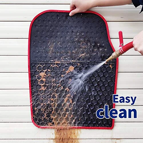 Ucaskin Car Floor Mats Custom Fit for Chevrolet Chevy Malibu 2024 2023 2022 2021 2020 2019 2018 2017 2016 Odorless Washable Rubber Heavy Duty Anti-Slip All Weather Car Floor Liner-Black - 5