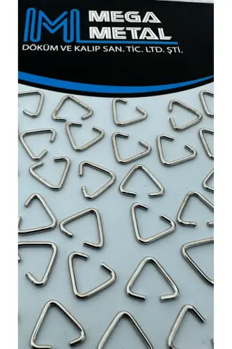 ÜÇGEN BAĞLANTI APARATI (100 Adet)Gümüş renk - 3