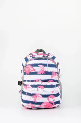 Uchlik Maktab Sumkasi Line Flamingo 3 ta Sumka To'plami-Line Flamingo - 2