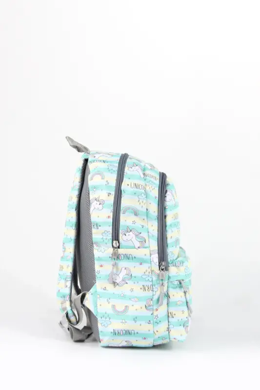 Uchlik Maktab Sumkasi Plcan2079 322 Unicorn Yashil-Unicorn Yashil - 4