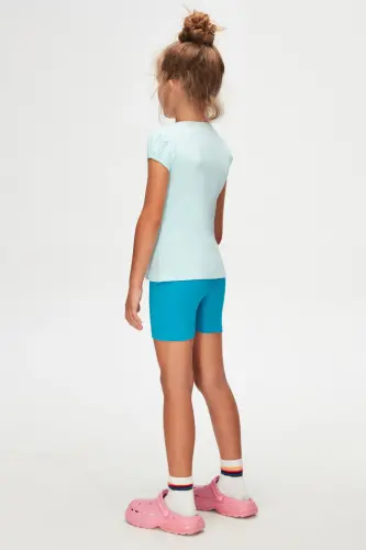 Uchuch Turkuaz Basic Qiz Bola Nol Yoqa Tarvuz Qol футбол-BRIGHT TURQUOISE - 4