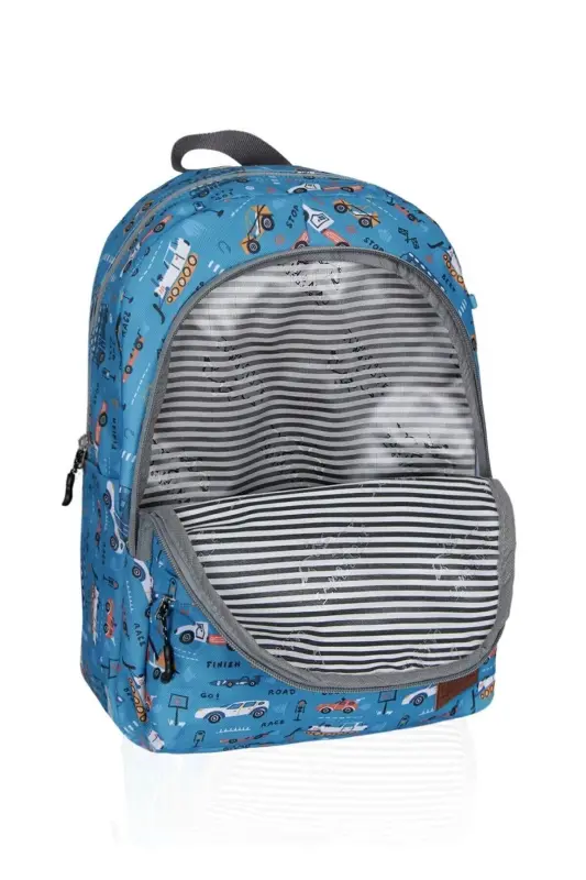 Üçlü Okul Çanta Seti Plcan2079 304-Çekici - 4