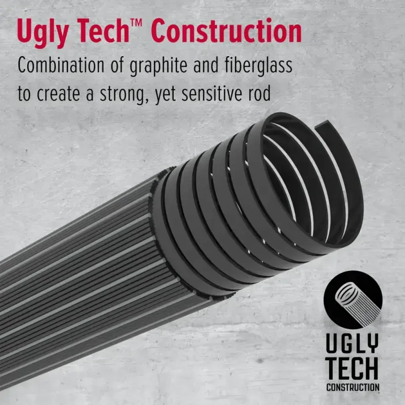 Удилище и катушка Ugly Stik для ловли рыбы в озере/пруду. - 6