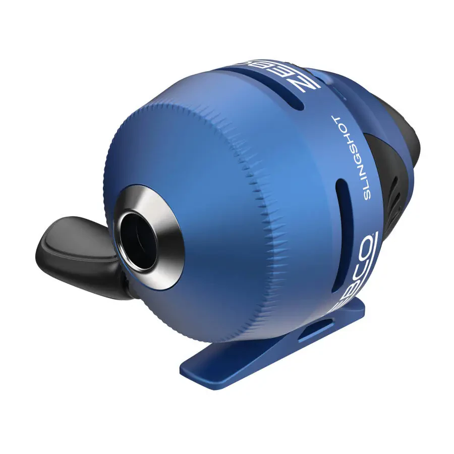 Удилище и катушка Zebco Slingshot, 5 футов 6 дюймов, 2 части, размер катушки 30, правая рука, синий. - 3