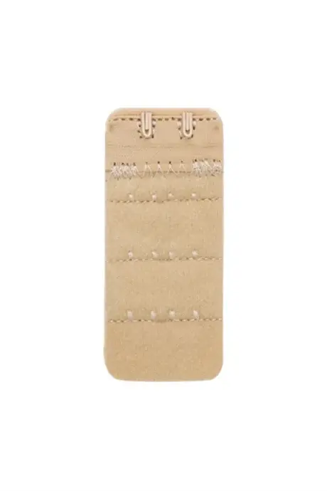 Удлинитель для бюстгальтера женский, 2 крючка, застежка телесного цвета, 3 шт. в упаковке - 4