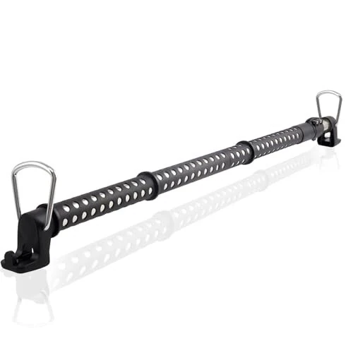 UEGHNS Avtomobil Kiyim Askısı, Avtomobil uchun Teleskopik Sozlanishi 34-54 dyuymli Yuk Ko'taruvchi Avtomobil Kiyim Askısı, Avtomobillar, Yuk Mashinalari, SUVlar, RVlar, Toad Trippers RVlar uchun mos. (34-54 dyuym) - 4