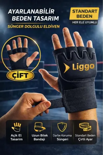 UFC MMA Qo'lqopi Bilak Bandaji bilan Boks Qo'lqopi Xalta Qo'lqopi Mashg'ulot Qo'lqopi - 1