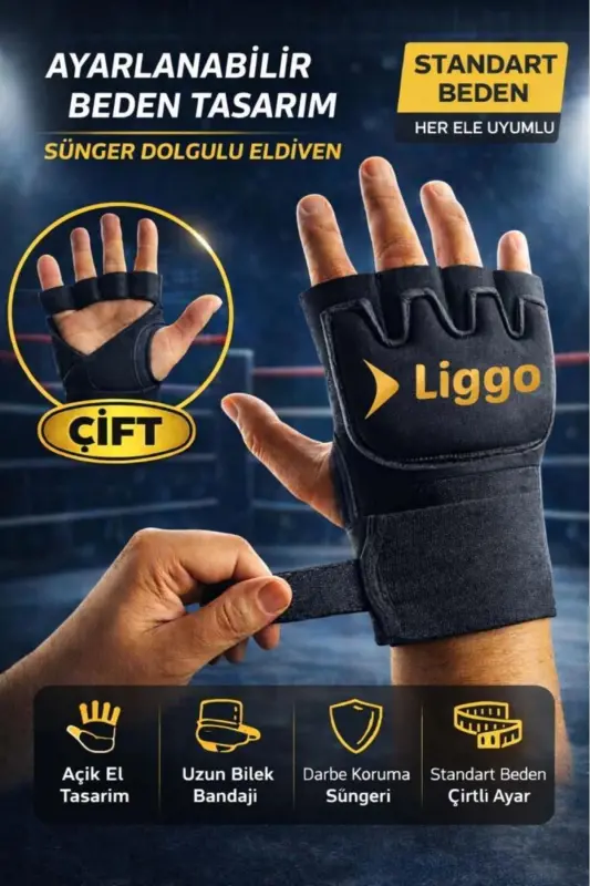 UFC MMA Qo'lqopi Bilak Bandaji bilan Boks Qo'lqopi Xalta Qo'lqopi Mashg'ulot Qo'lqopi - 1