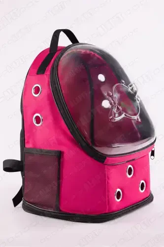 UFO Astronavt Mushuklarni Tashish Sumkasi - 7 Havo Kanallari Panja Naqshli 47x40x35sm (15kg) - 7