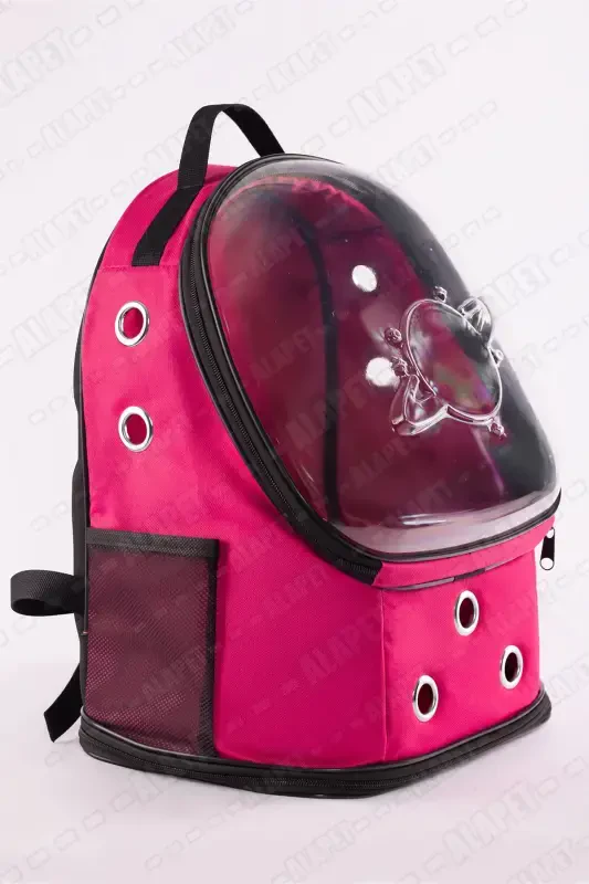 UFO Astronavt Mushuklarni Tashish Sumkasi - 7 Havo Kanallari Panja Naqshli 47x40x35sm (15kg) - 7