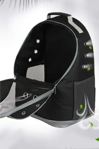 Ufo Большая Кошачья Сумка 8 Кг Грузоподъемность 42x25x33 См Сумка для Переноски Кошек-красный - 4