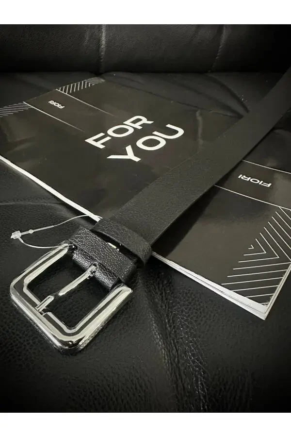 Угловой классический базовый женский ремень для брюк, пиджака, платья, рубашки - 1