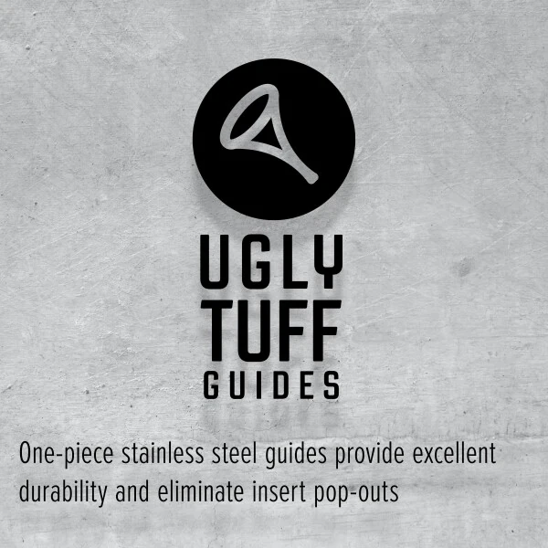 Ugly Stik 7' Baliq ovlash uchun Surf Pier baliq ovlash tayoqchasi va g'altak spinning kombinatsiyasi - 9