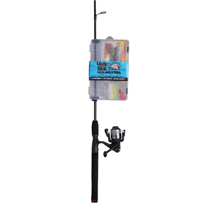 Ugly Stik Catch Ugly Fish Lake/Pond Spinning Rod and Reel Combo - 1