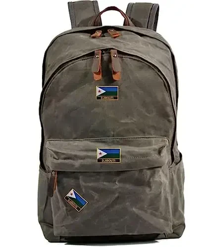 Uijokdef 1 PCS Djibouti Flag Patches Iron On or Sew On Embroidered Tactical Military National Djibouti Patch - 4