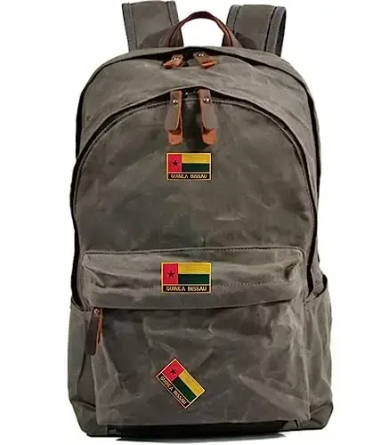 Uijokdef 1 PCS Guinea-Bissau Flag Patches Iron On or Sew On Embroidered Tactical Military National Guinea-Bissau Patch - 4