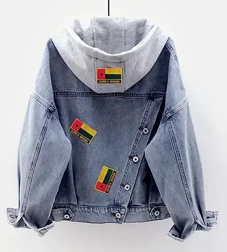 Uijokdef 1 dona Gvineya-Bisau bayrog'i yamoqlari dazmollanadi yoki tikiladi Kashtado'zlik taktik harbiy milliy Gvineya-Bisau yamog'i - 3