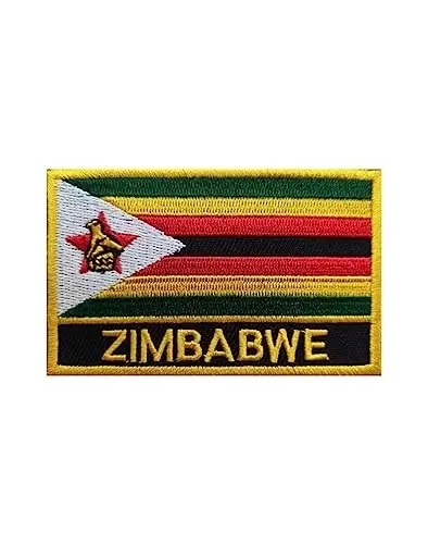 Uijokdef 1 dona Zimbabve bayrog'i yamog'i dazmollanadigan yoki tikiladigan kashtado'z taktik harbiy milliy Zimbabve yamog'i - UIJOKDEF