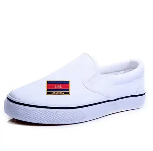 Uijokdef 1 PCS Cambodia Flag Patches Iron On or Sew On Embroidered Tactical Military National Cambodia Patch - 5