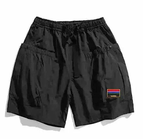 Uijokdef 1 PCS Gambia Flag Patches Iron On or Sew On Embroidered Tactical Military National Gambia Patch - 5