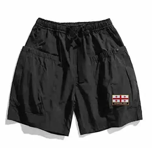 Uijokdef 1 PCS Georgia Flag Patches Iron On or Sew On Embroidered Tactical Military National Georgia Patch - 5