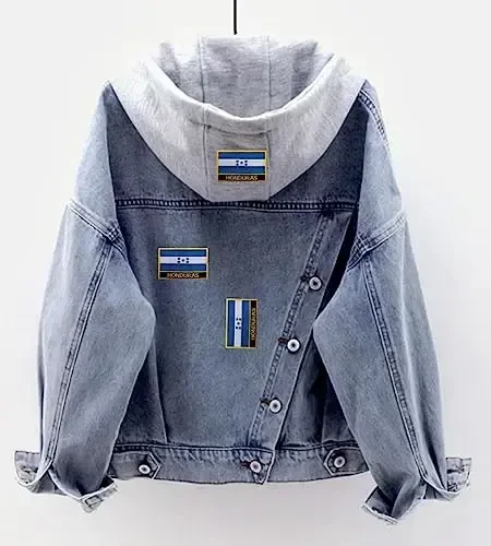 Uijokdef 1 PCS Gonduras bayrog'i yamalari dazmollanadi yoki tikiladi Kashtachilik taktik harbiy milliy Gonduras yamog'i - 3