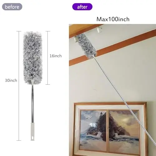 UIMO Mikrofiber Tavan Vantilatörü Temizleyici 30–100