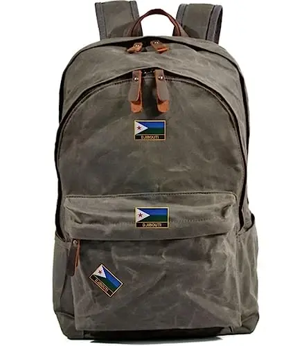 Uijokdef 1 PCS Djibouti Flag Patches Iron On or Sew On Embroidered Tactical Military National Djibouti Patch - 4