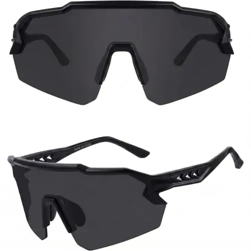 Ukoly Baseball Sunglasses For Men Women,Sports Sunglasses For Baseball Running Cycling UV400 protection TR90 Frame 615 - UKOLY