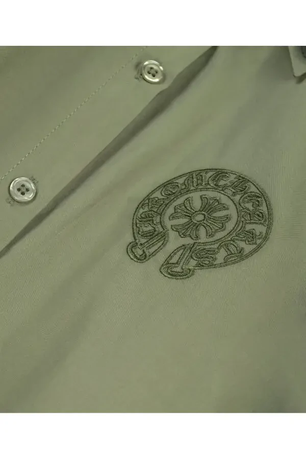 Укороченная блузка с вышивкой - 10