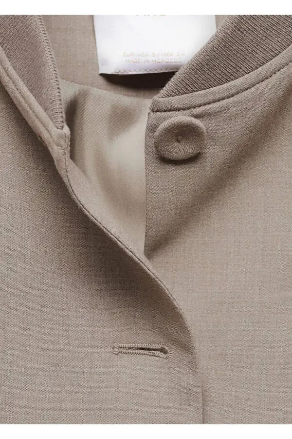 Укороченная куртка на пуговицах - 6